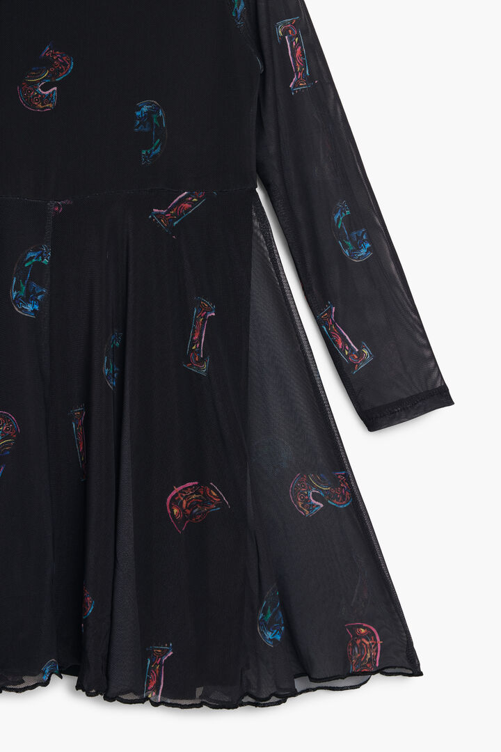 Robe évasée à lettres | Desigual