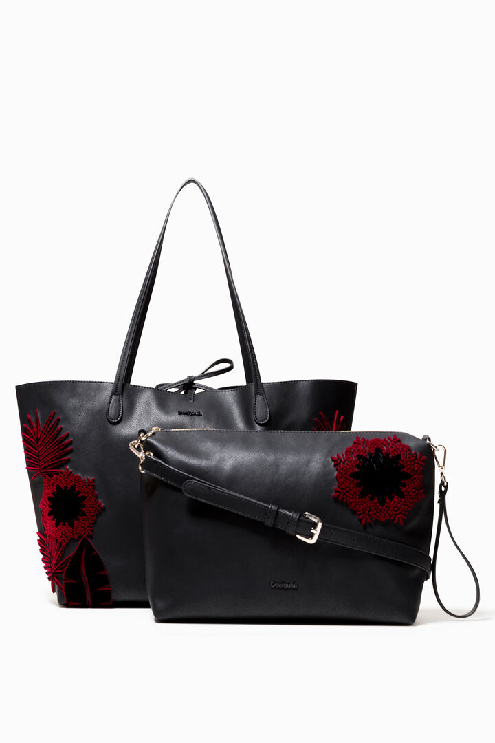 Bestickte Tasche mit doppeltem Henkel | Desigual