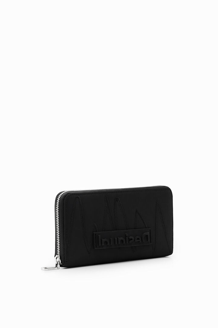 Large embroidered wallet | Desigual