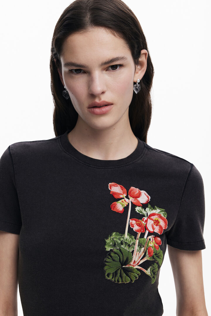 Majica s cvijetom Mr. Christian Lacroix | Desigual
