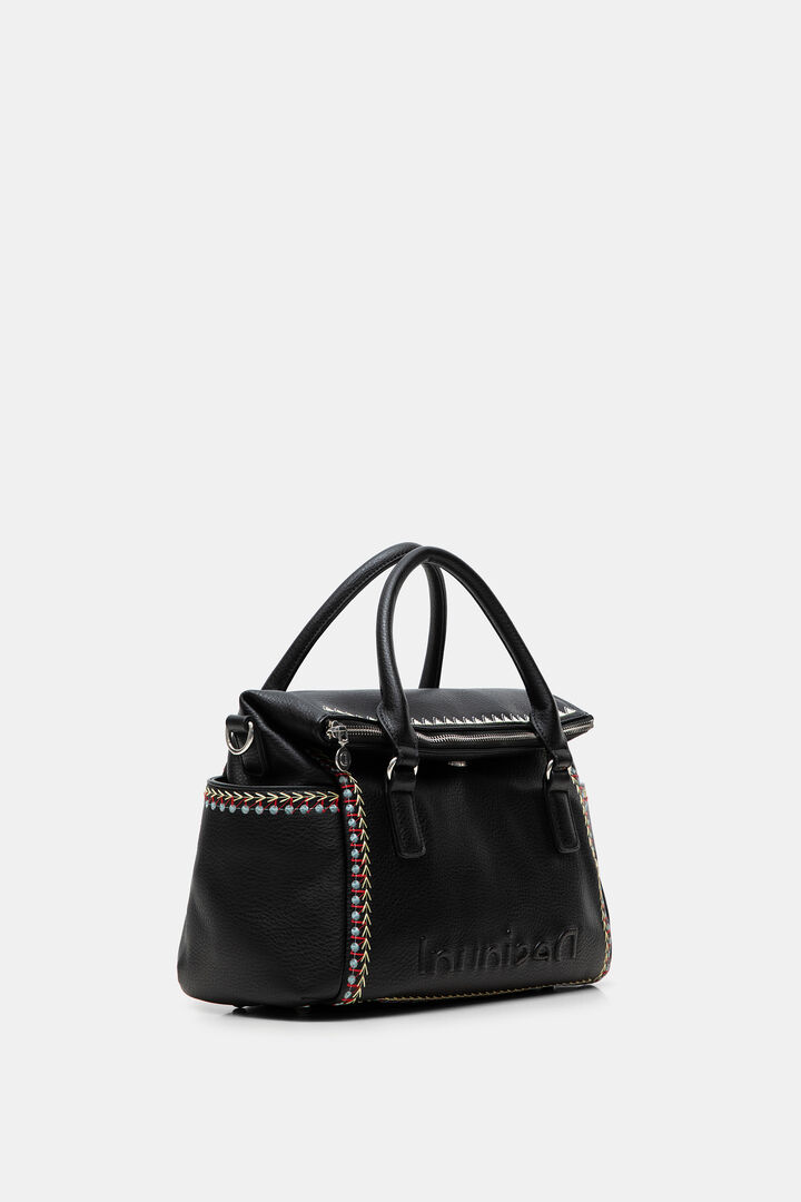 Bolso de mano asa cenefas | Desigual