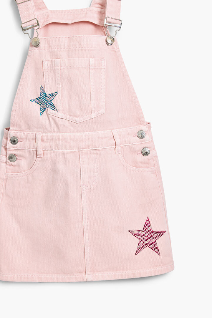 Pinafore dress with stars | Desigual