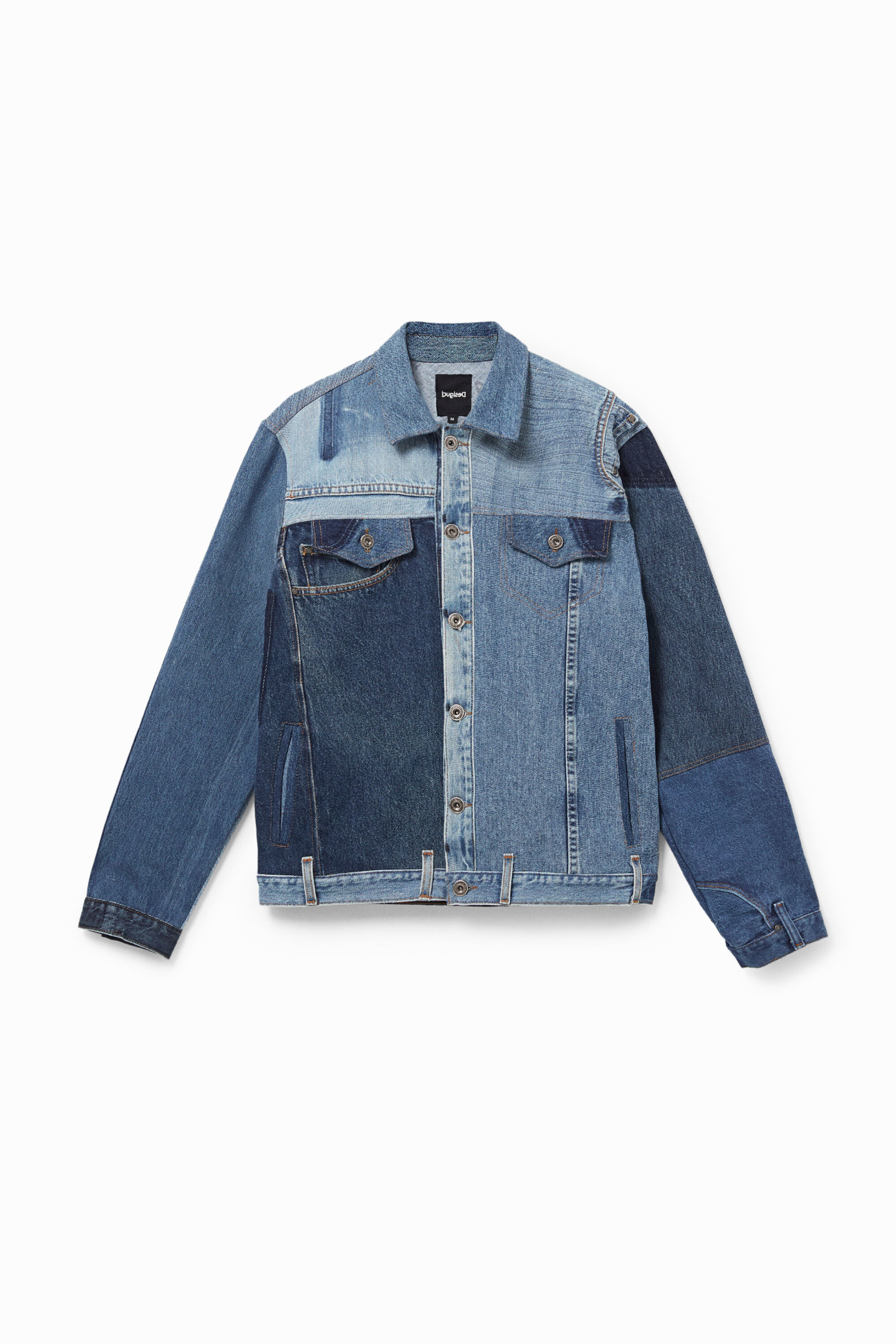 Upcycled patch denim jacket Desigual