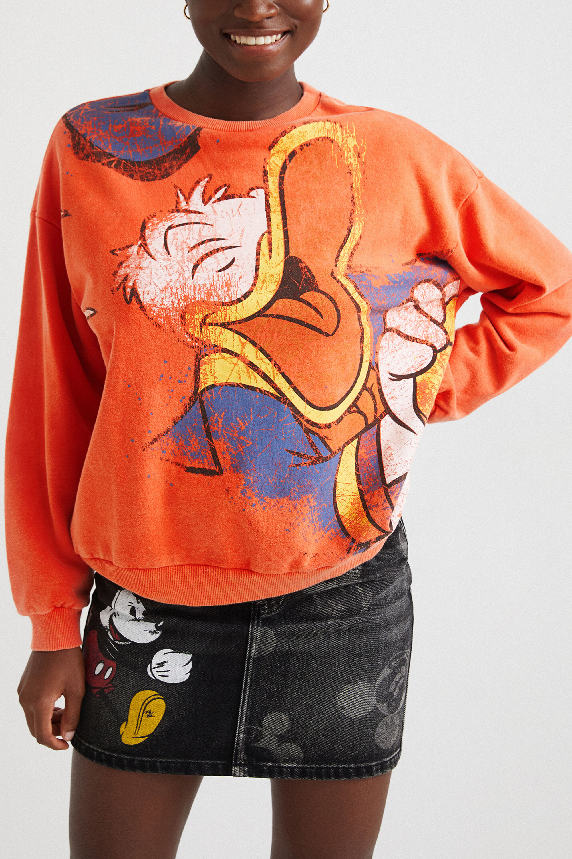 Desigual donald duck sweatshirt Sale