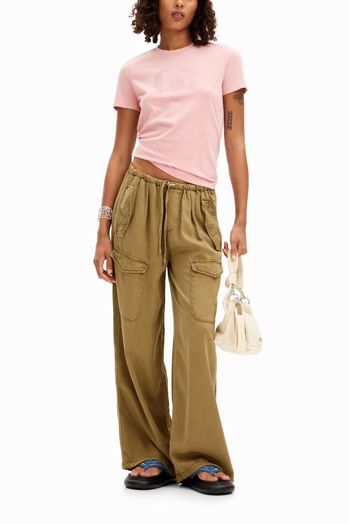 T-Shirt Imagotyp Strass | Desigual