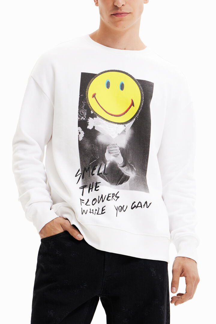 Oversize Smiley® sweatshirt | Desigual