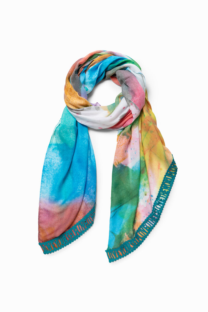 Foulard efecto acuarela | Desigual