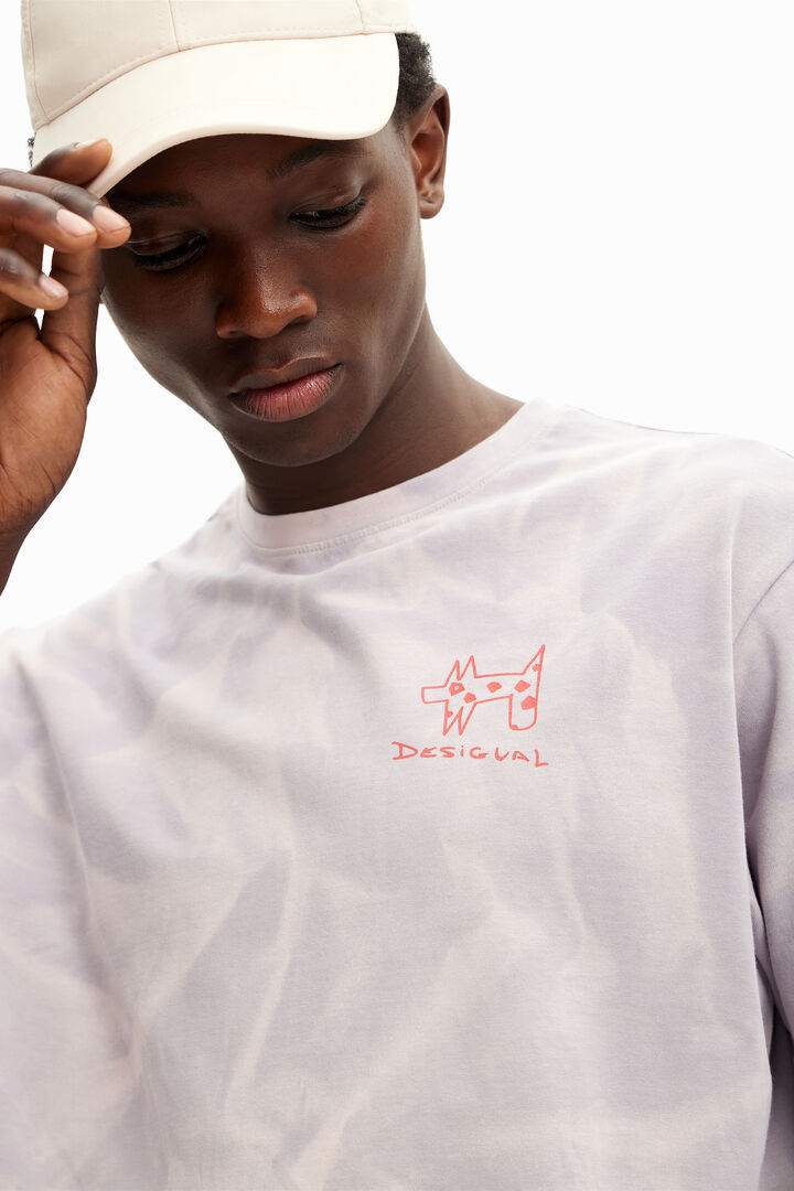 Printed T-shirt with gradient effect | Desigual