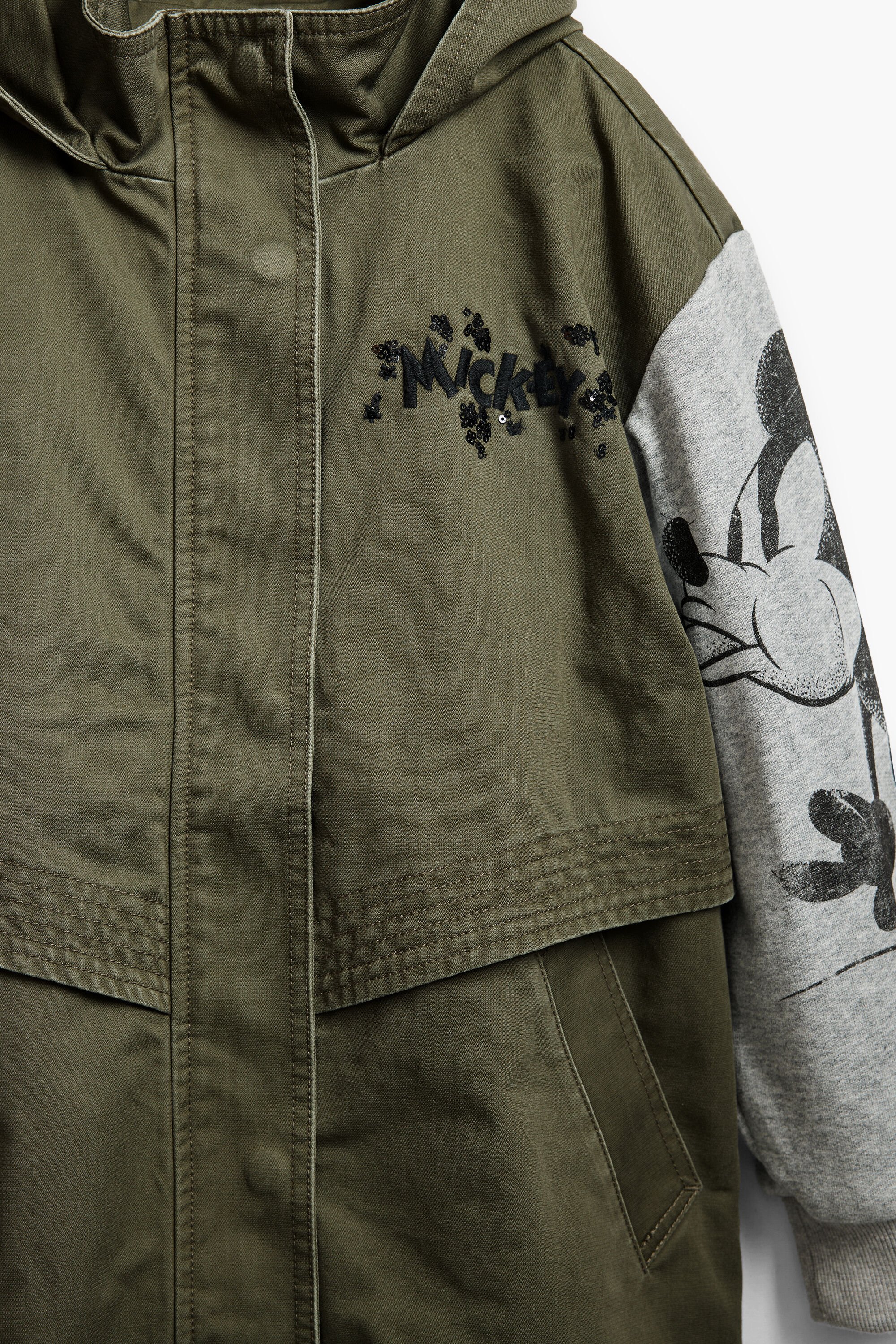 【けいこ】desigual パーカー IGGY POP Embroidered parka brand DESIGUAL
