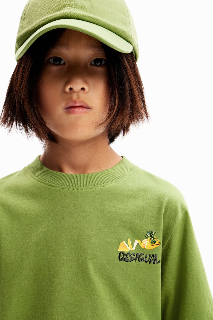 Lemon reptile T-shirt | Desigual