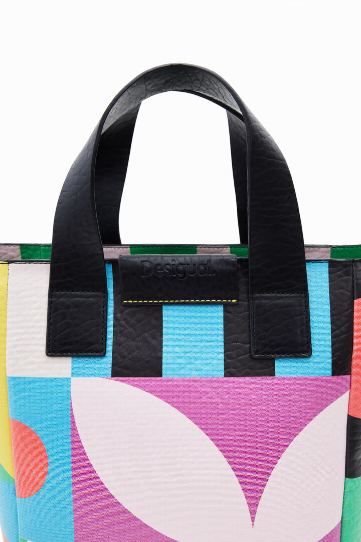 Bolso shopper M geométrico | Desigual