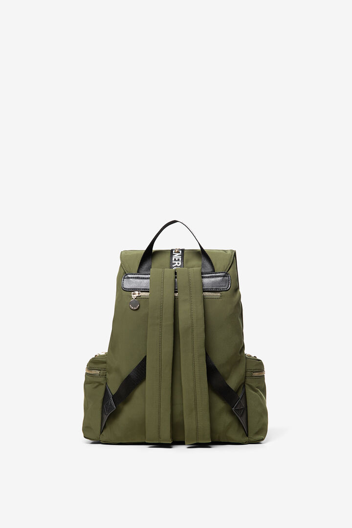 Stud backpack with slogan straps | Desigual