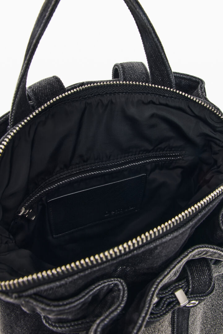 Medium denim backpack