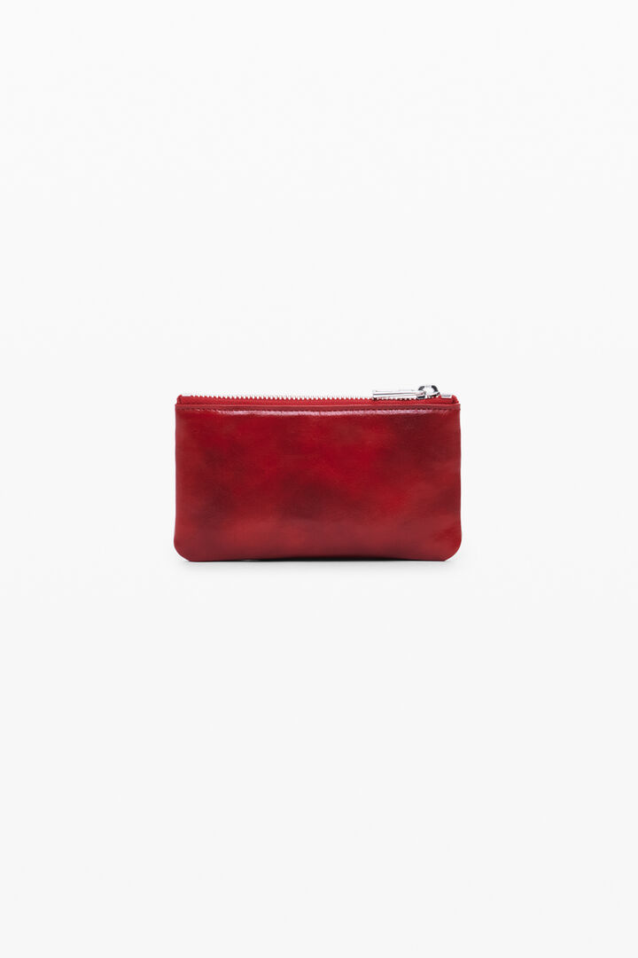 Small shiny leather-effect cardholder | Desigual
