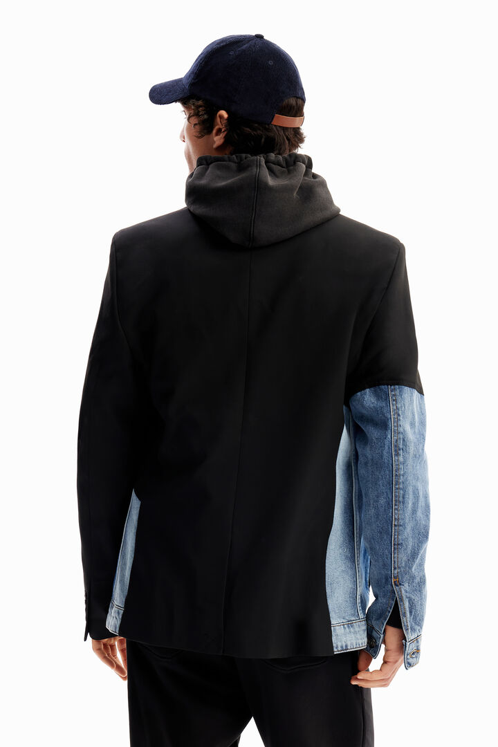 Chaqueta híbrida americana y cazadora | Desigual