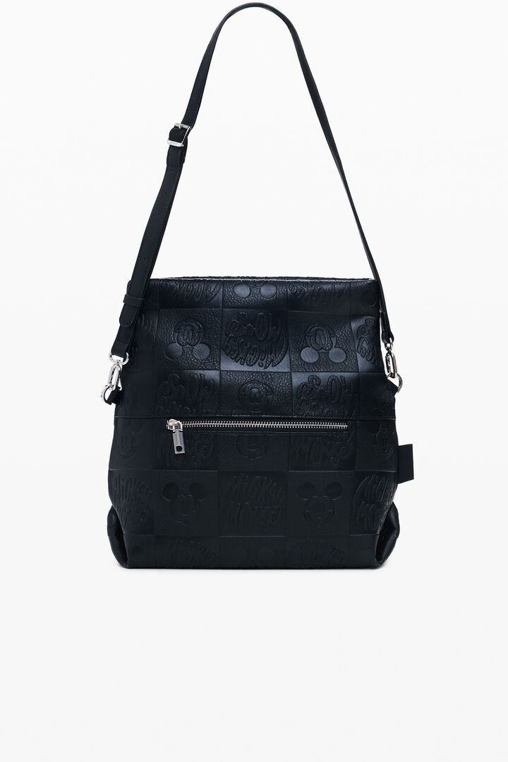 Bolso solapa efecto piel Mickey™ mediano | Desigual