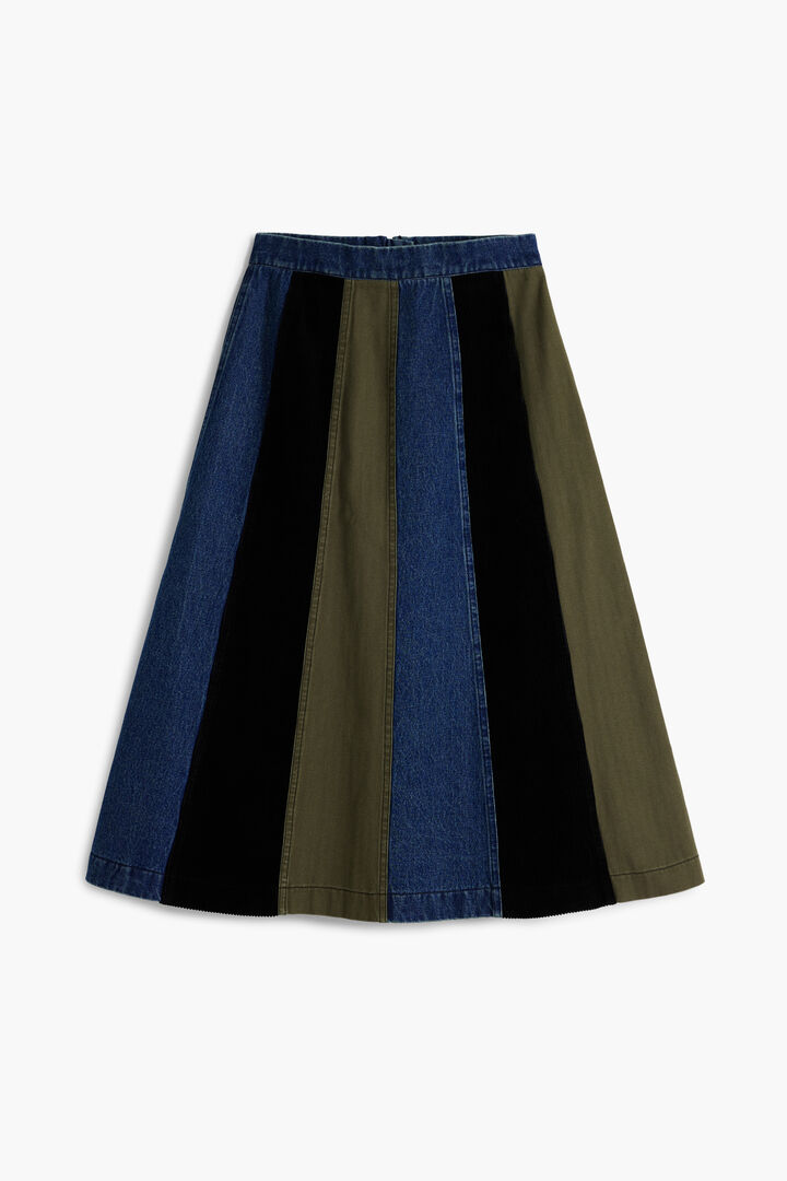 A-line patchwork midi skirt | Desigual