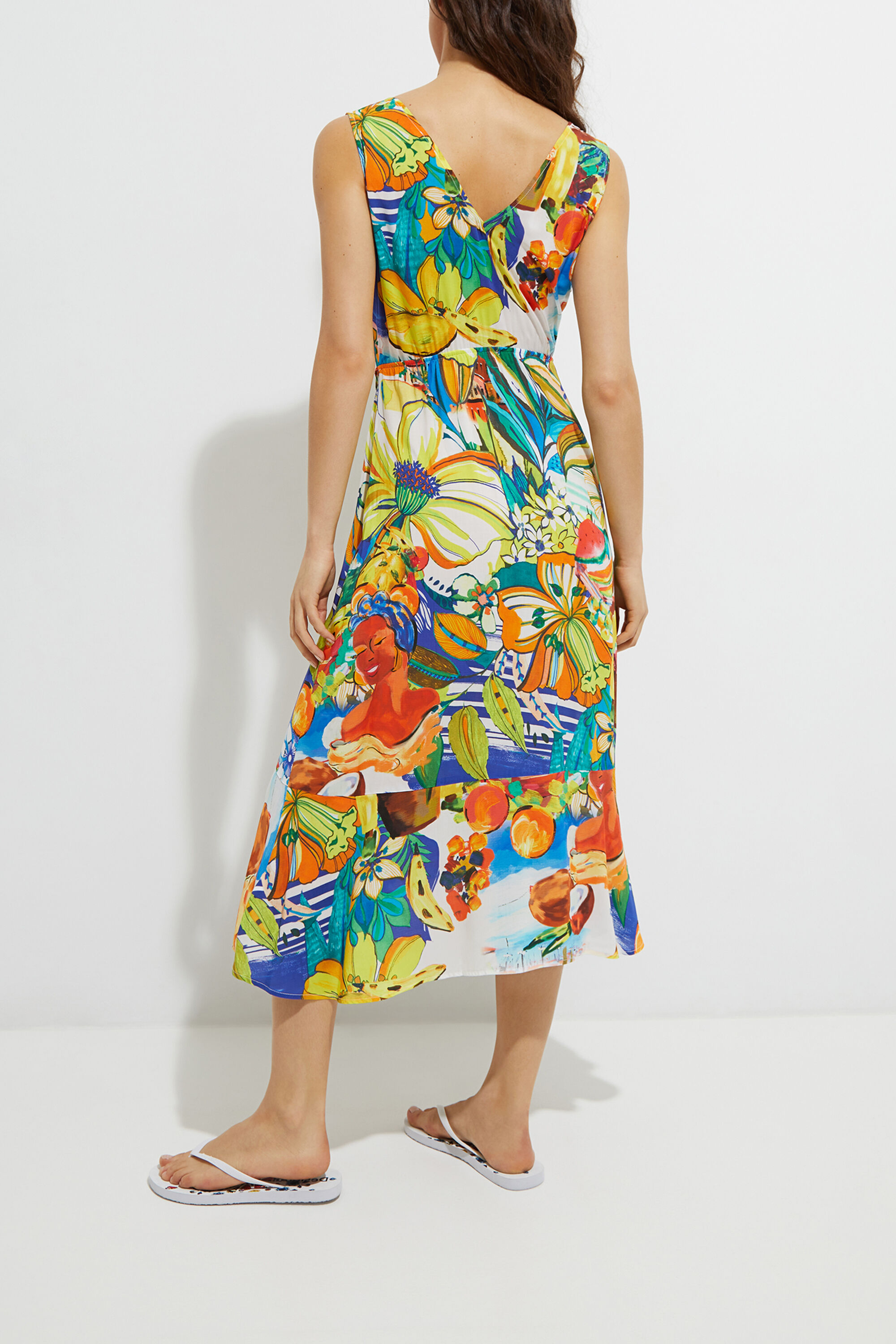 Tropical beach dress