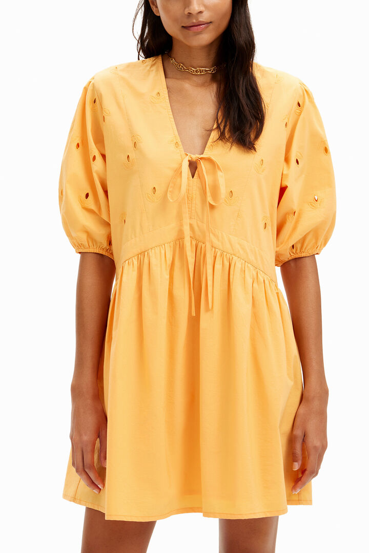 Vestido mini popelín | Desigual