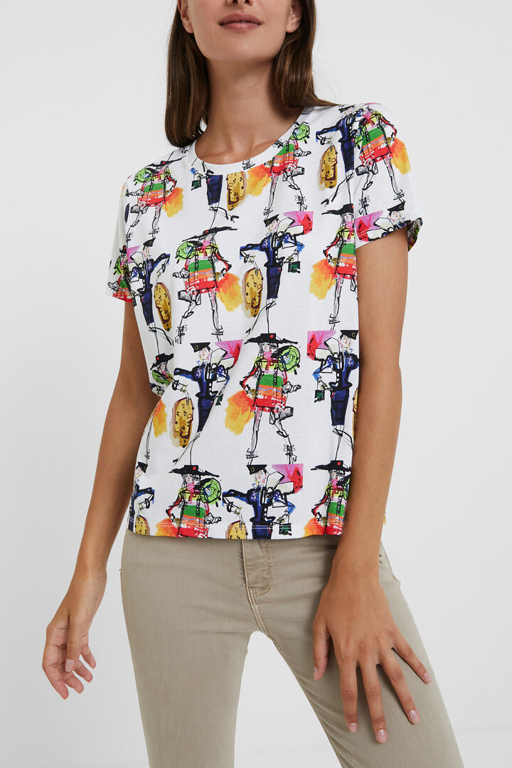 Camiseta figurines 100% algodón | Desigual
