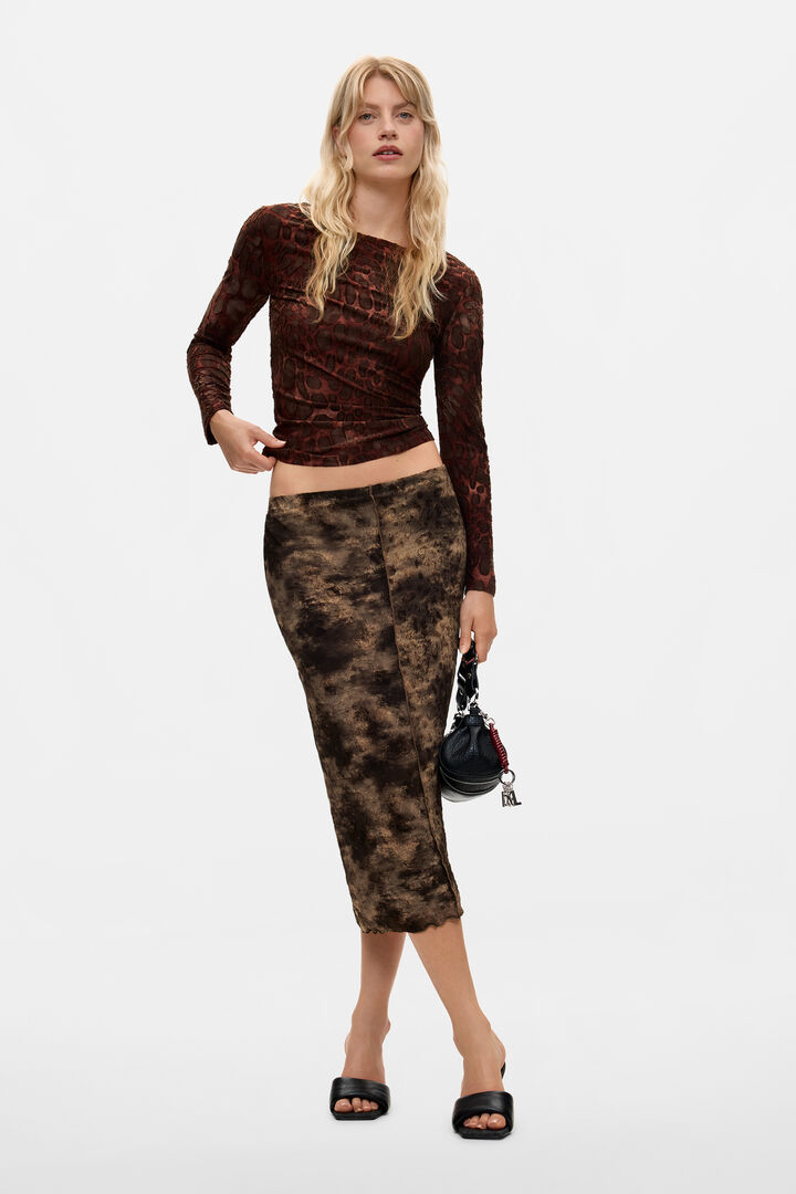 Flocked T-shirt