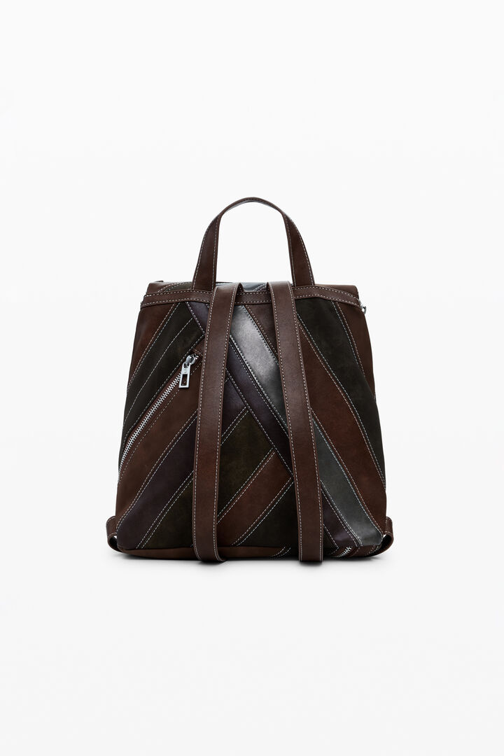 Mochila pequena com alças e zíperes | Desigual