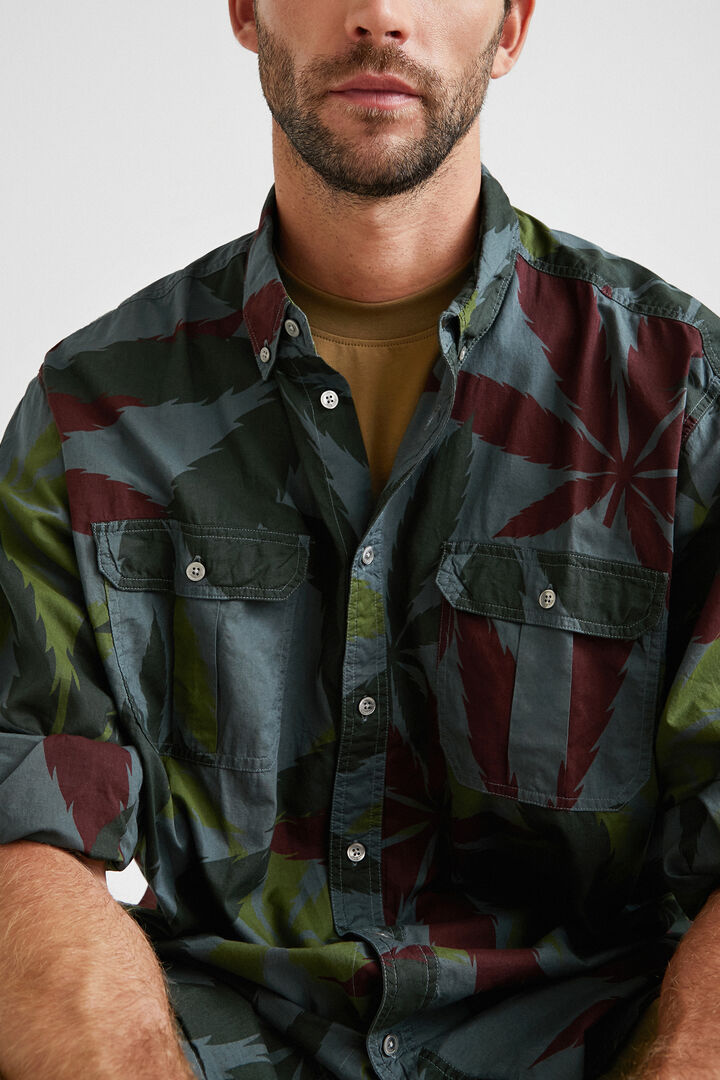 Printed cotton shirt | Desigual
