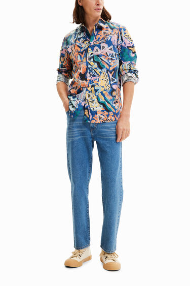 Arty long-sleeve shirt | Desigual