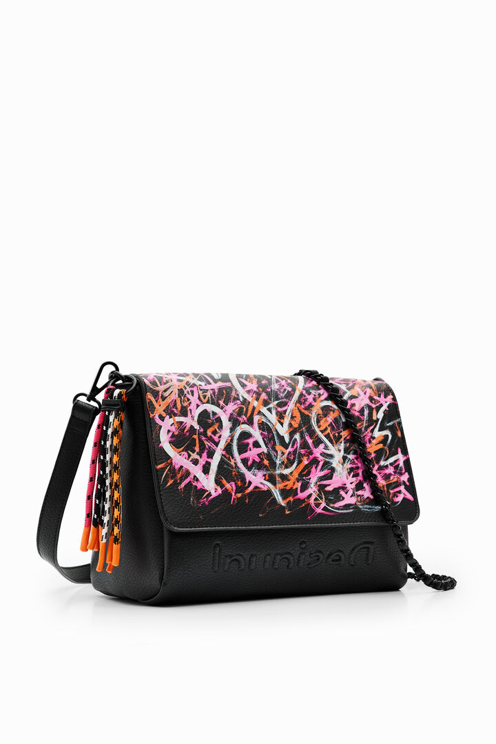 Borsa a tracolla con cuoricini | Desigual