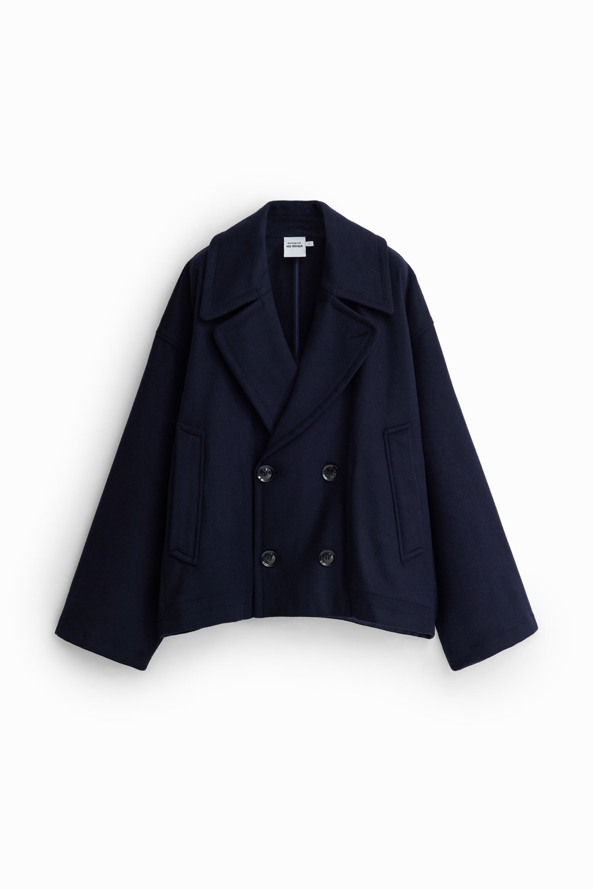 Unisex Hed Mayner short oversize wool coat I Desigual.com
