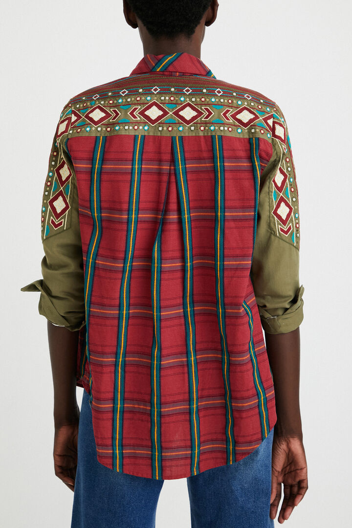 Boho tartan shirt | Desigual