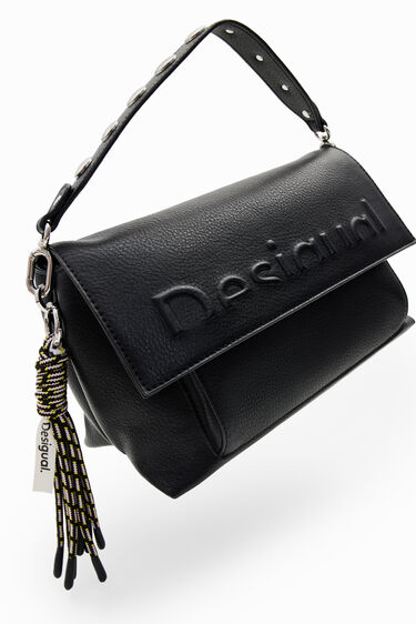 Midsize half-logo crossbody bag | Desigual