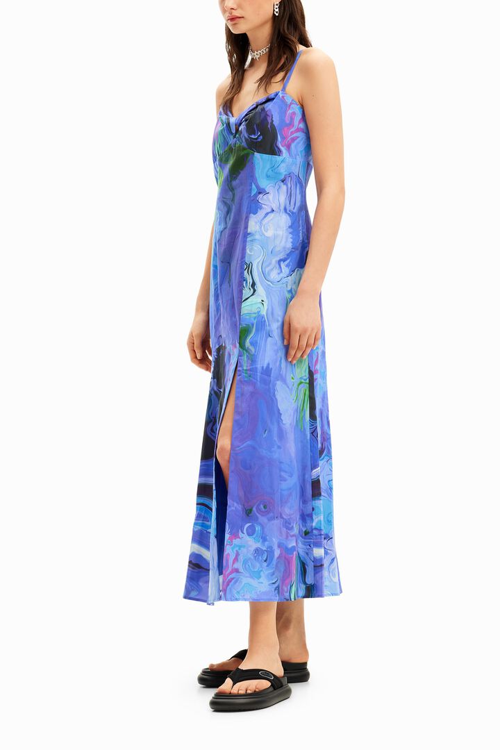 M. Christian Lacroix marbled midi dress | Desigual
