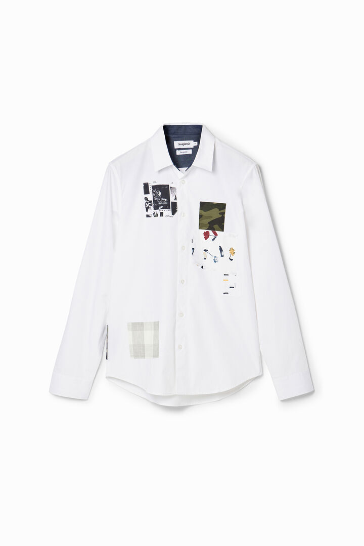 Camisa popelín patch | Desigual