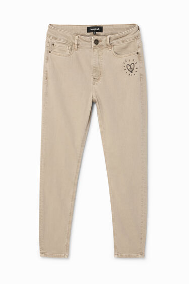 Pantalon en jean skinny longueur chevilles | Desigual