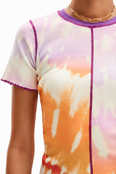 Tie-Dye T-Shirt mit kurzen Ärmeln | Desigual