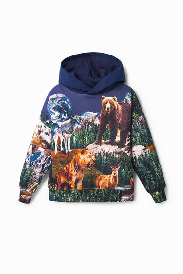 Sweatshirt print digital animais | Desigual