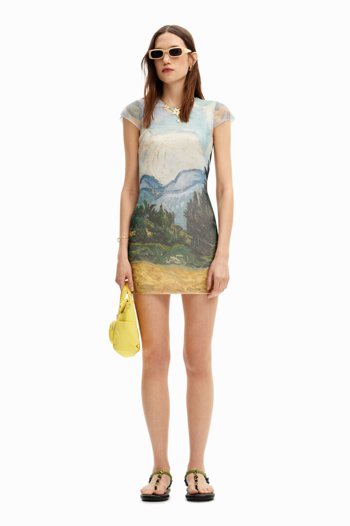 Kurzes Kleid Van Gogh