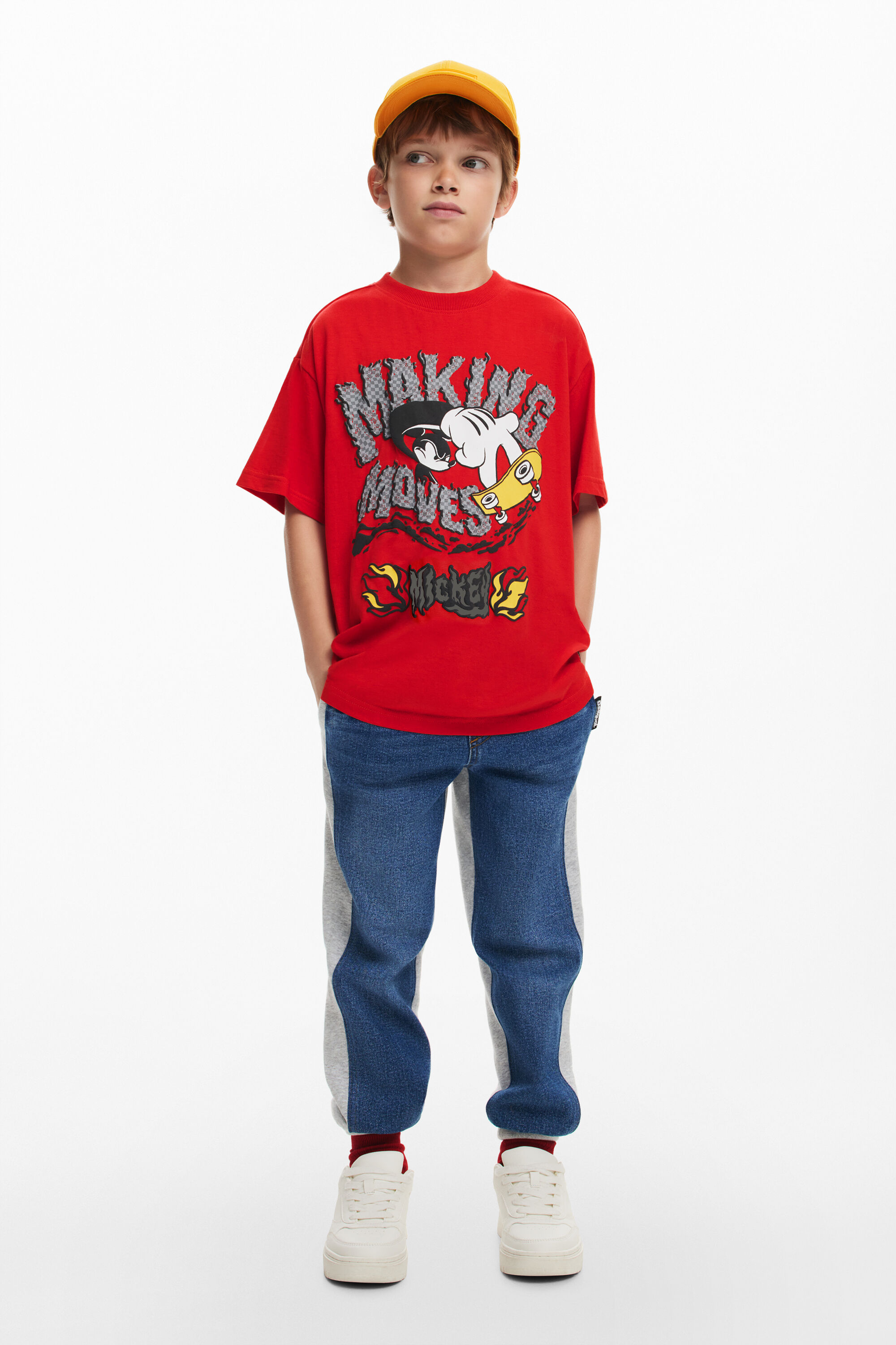 Mickey Mouse™ skate T-shirt for boys I Desigual.com