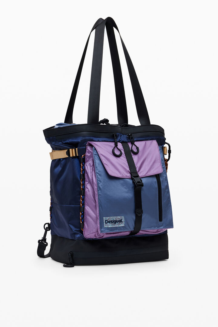 Großer Nylon-Tote-Rucksack | Desigual