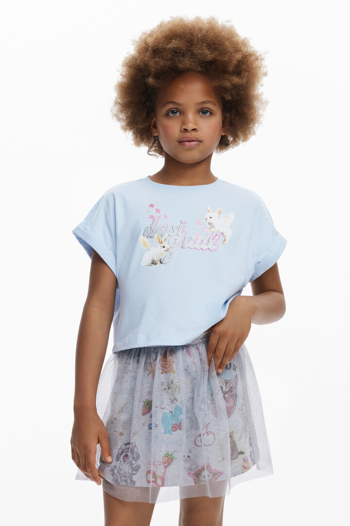 Minifalda tul gatos | Desigual