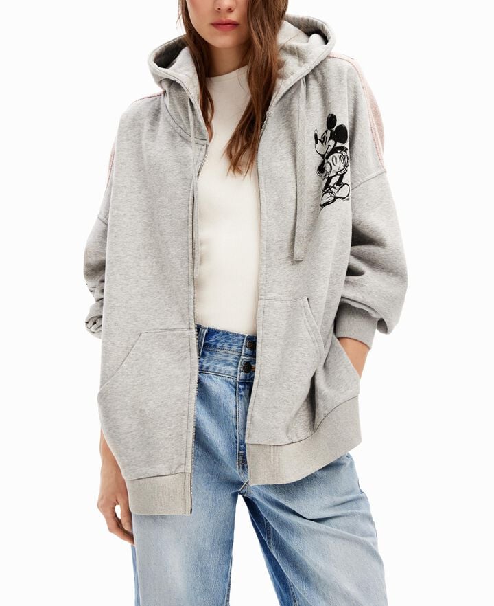 ミッキーマウスのジャカードオーバーサイズスウェット | Desigual