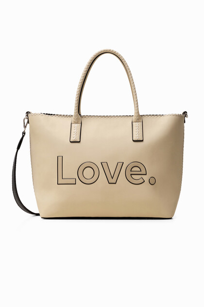 LOVE shopping bag and chain