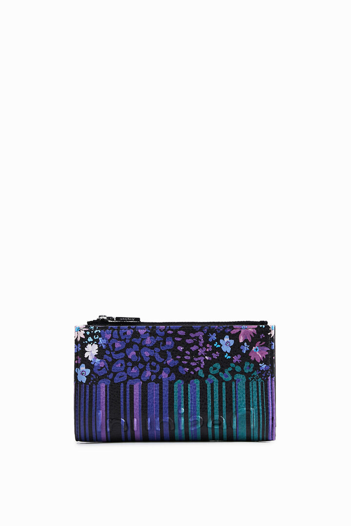 Längliches Portemonnaie Blumen | Desigual