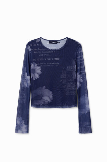 Tulle newspaper T-shirt | Desigual