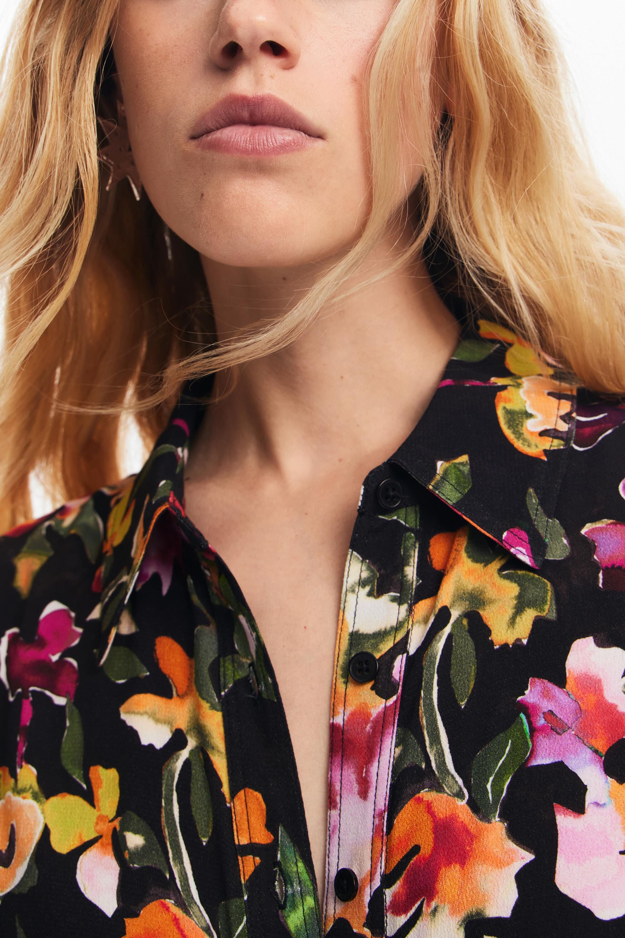 花柄シャツワンピース 女性用 I Desigual.com