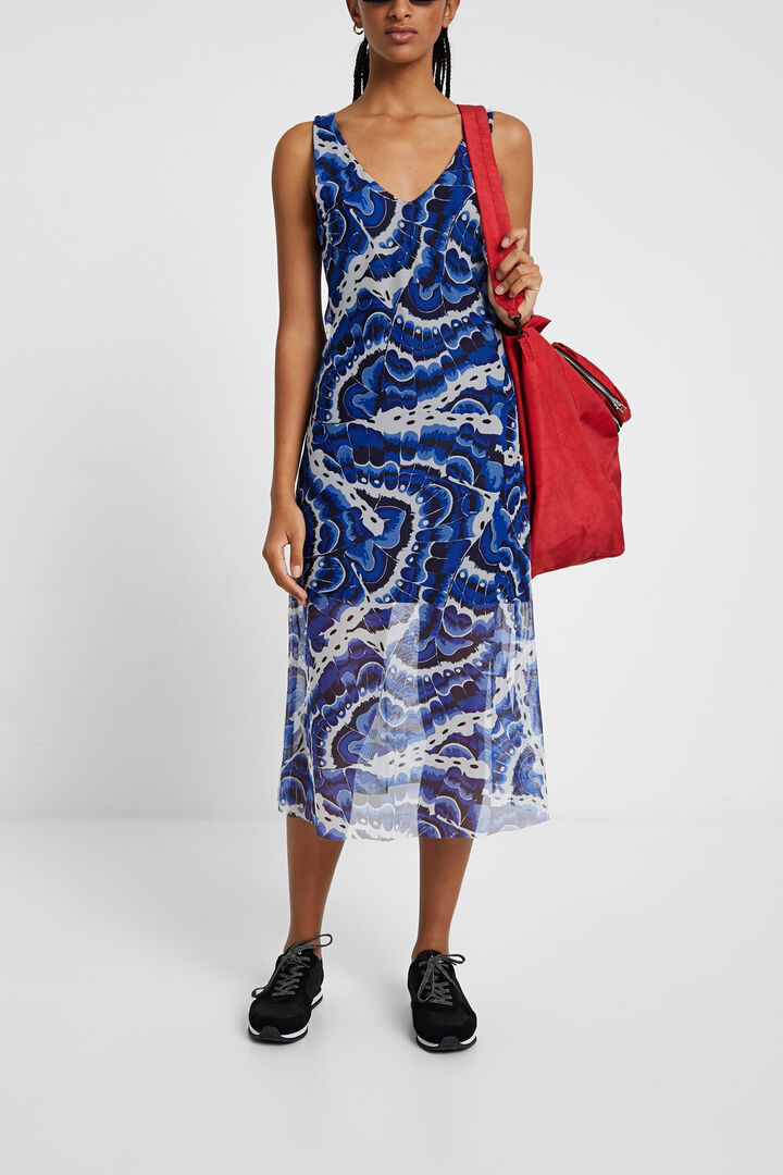 Straight midi-dress | Desigual