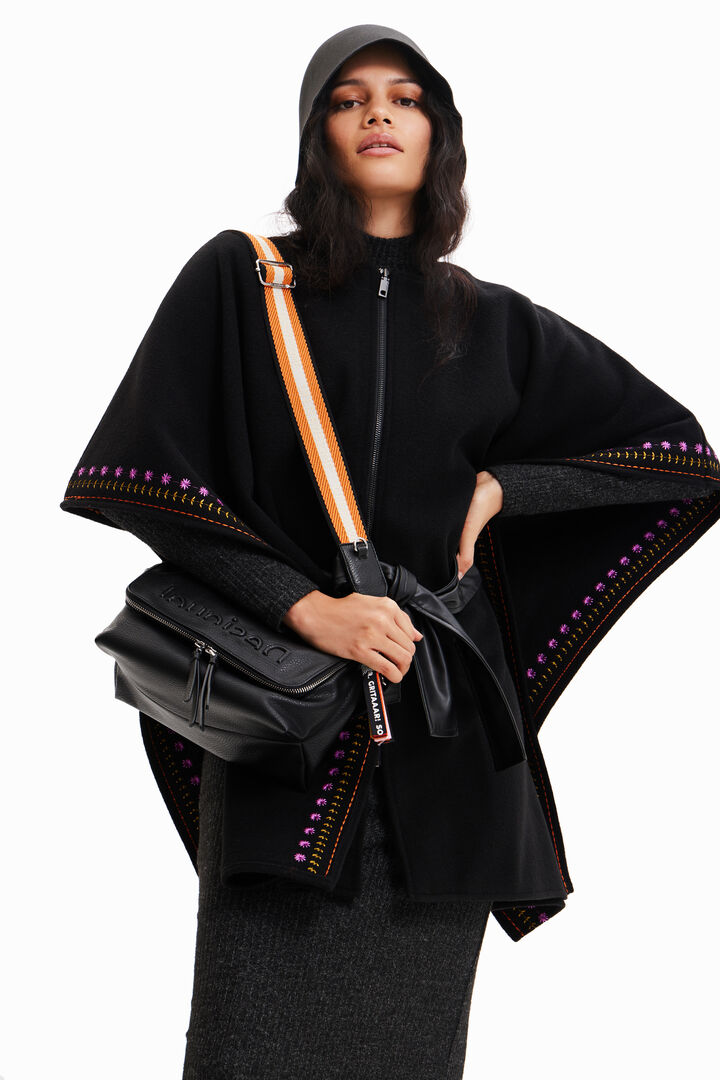 Half-logo crossbody bag | Desigual