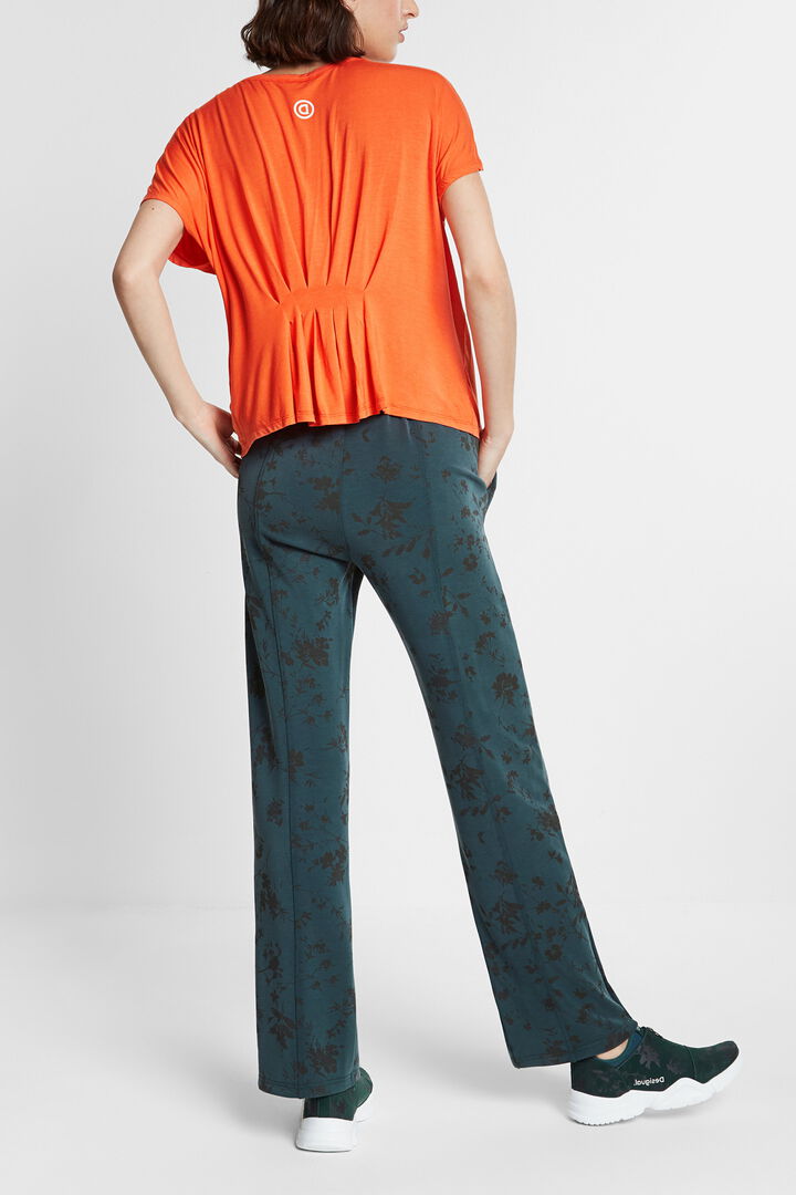 T-shirt with pleated back | Desigual