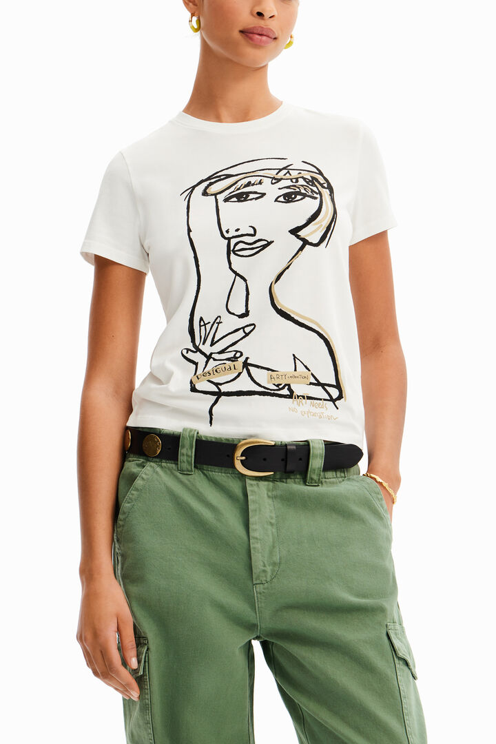 Arty face T-shirt | Desigual
